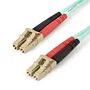 StarTech 450FBLCLC5 Cable Fibra Óptica OM4 LC-LC 5m Multimodo 50/125 100Gbps 40GBase-SR4 LSZH Aguamarina - Compatible con SFP+, QSFP+, SAN