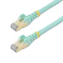 StarTech.com Cable de red Cat6a U/FTP de 3m, RJ45, Turquesa