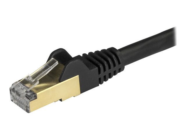 StarTech.com Cable Ethernet CAT6A 3m Negro STP 10GbE