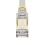 StarTech.com Cable de Red 6ASPAT3MGR - 3m Ethernet Cat6a/10 GbE 10GBase-T STP U/FTP Blindado para PoE (100W) con Conectores RJ45 Snagless Chapados en Oro - Gris