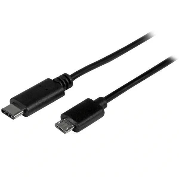 StarTech Cable Adaptador USB-C a Micro-USB B 0,5 m Negro