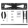 StarTech.com Soporte de Pared para TV FPWTLTBAT, Ajustable e Inclinable, Antirrobo, para Pantallas de 37 a 75 Pulgadas, Color Negro