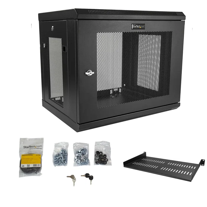 StarTech Armario Rack de Pared 9U 19 pulgadas RK9WALM
