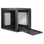 StarTech.com Armario Rack de Pared para Servidores 9U 19", 2 Columnas, Estante 1U, Negro, Montaje en Pared, Gestion de Cables, Max. 90 kg