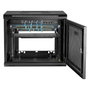 StarTech.com Armario Rack de Pared para Servidores 9U 19", 2 Columnas, Estante 1U, Negro, Montaje en Pared, Gestion de Cables, Max. 90 kg