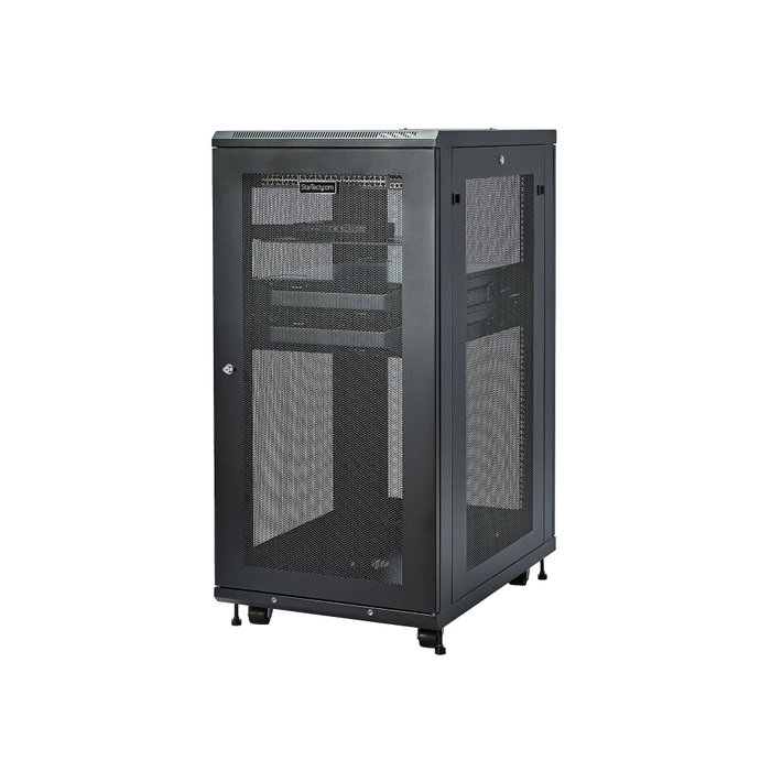 StarTech.com Armario rack para servidores 24U Negro