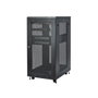 Startech Armario Rack 19 Pulgadas 24U RK2433BKM - Estante para Servidor con Ruedas y Puerta de Malla