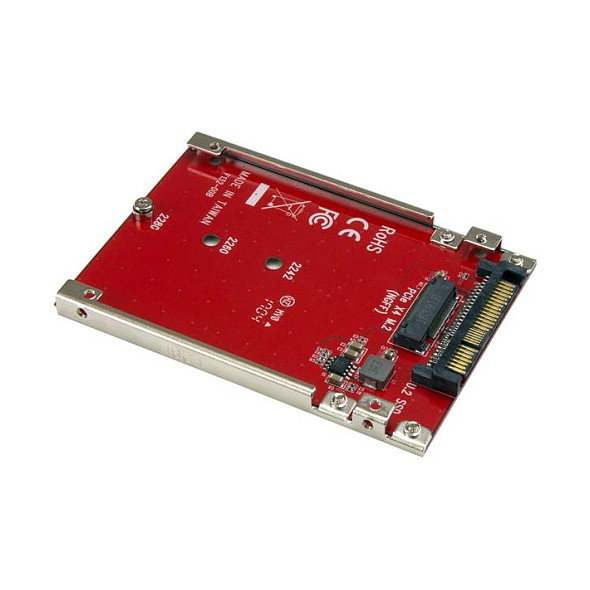 StarTech.com Adaptador M.2 a U.2 U2M2E125 Rojo