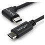 StarTech.com Cable USB-C a USB-C de 1m Acodado a la Derecha USB 2.0 Negro