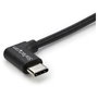 StarTech.com Cable USB-C a USB-C de 1m Acodado a la Derecha USB 2.0 Negro