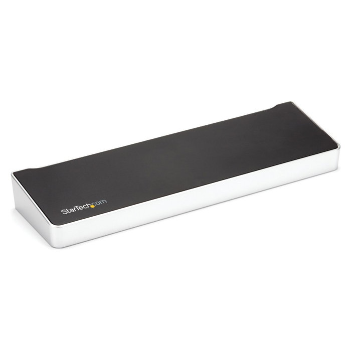 StarTech.com Docking Station USB-C para 3 Monitores 4K, 60W, Negro y Plata StarTech.com Docking Station USB-C para 3 Monitores 4K, 60W, Negro y Plata