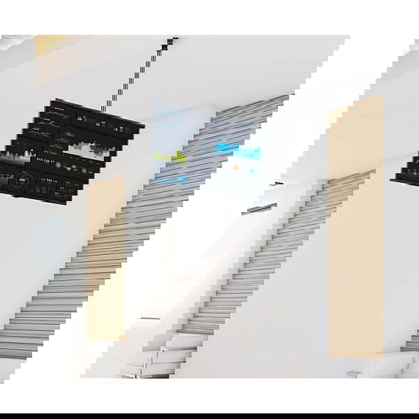 StarTech TV Deckenhalterung - 2,5m bis 3m Stange, Vollbewegliche Fernsehhalterung TV VESA Halterung 32 bis 70 Zoll (81cm - 178cm)