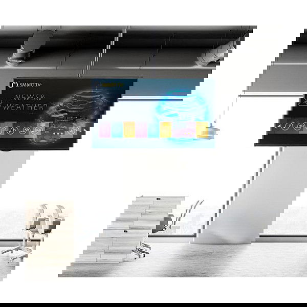 StarTech TV Deckenhalterung - 2,5m bis 3m Stange, Vollbewegliche Fernsehhalterung TV VESA Halterung 32 bis 70 Zoll (81cm - 178cm)