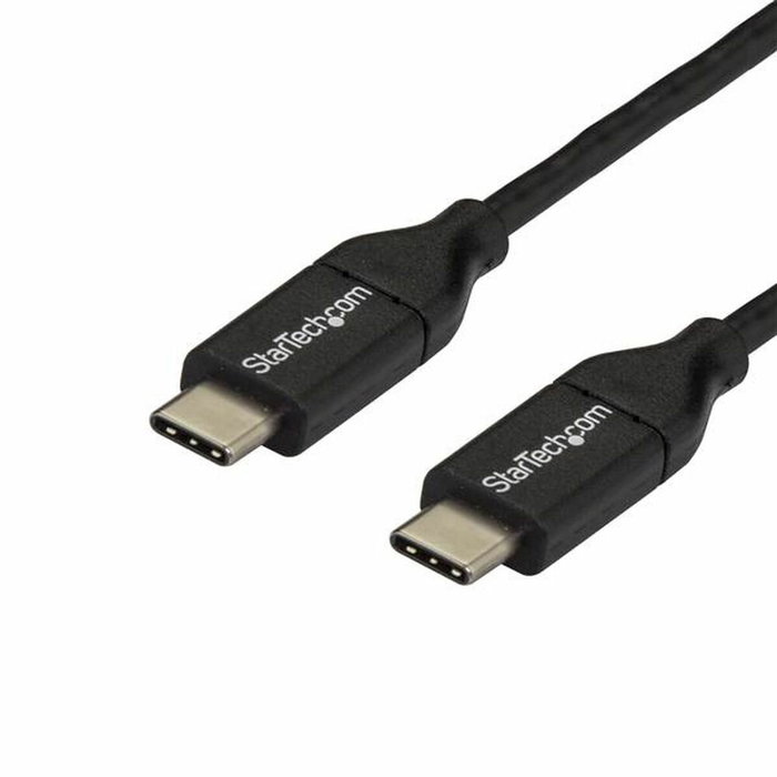 StarTech.com Cable USB-C a USB-C de 3m, USB 2.0, Negro StarTech.com Cable USB-C a USB-C de 3m, USB 2.0, Negro