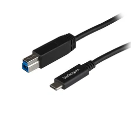 Startech Cable USB-C a USB-B de 1m USB 3.2 Gen 2 Negro