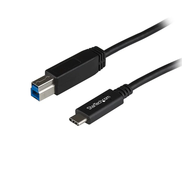 StarTech.com USB31CB1M Cable USB 3.2 Gen 2 (10 Gbps) USB-C Macho a USB-B Macho Negro 1m, Transferencia de Datos Rápida, Alimentación 60W StarTech.com USB31CB1M Cable USB 3.2 Gen 2 (10 Gbps) USB-C Macho a USB-B Macho Negro 1m, Transferencia de Datos Rápida, Alimentación 60W