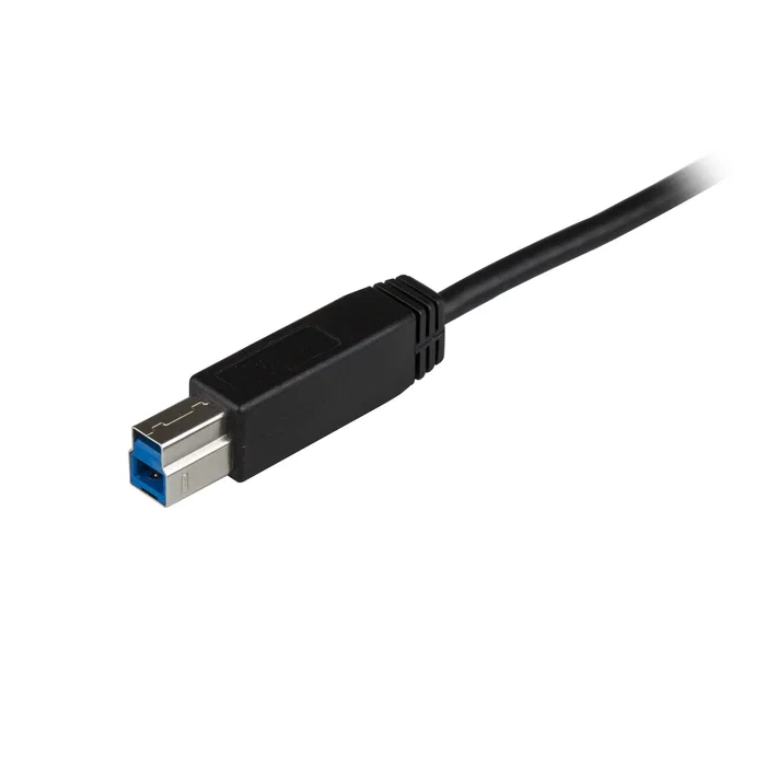 StarTech.com USB31CB1M Cable USB 3.2 Gen 2 (10 Gbps) USB-C Macho a USB-B Macho Negro 1m, Transferencia de Datos Rápida, Alimentación 60W StarTech.com USB31CB1M Cable USB 3.2 Gen 2 (10 Gbps) USB-C Macho a USB-B Macho Negro 1m, Transferencia de Datos Rápida, Alimentación 60W