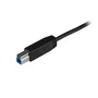 StarTech.com USB31CB1M Cable USB 3.2 Gen 2 (10 Gbps) USB-C Macho a USB-B Macho Negro 1m, Transferencia de Datos Rápida, Alimentación 60W