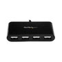 StarTech.com Hub USB-C a 4 Puertos USB 2.0 Negro