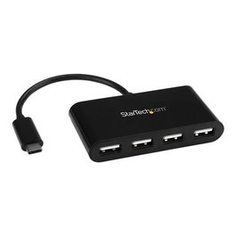 StarTech.com Hub Concentrador USB Tipo C a 4 Puertos USB 2.0 Tipo A - Expansor de Puertos Compatible USB 1.1 y 2.0