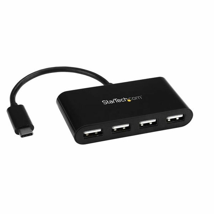 StarTech.com Hub USB-C a 4 Puertos USB 2.0 Negro StarTech.com Hub USB-C a 4 Puertos USB 2.0 Negro