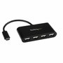 StarTech.com Hub USB-C a 4 Puertos USB 2.0 Negro