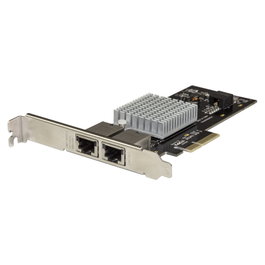 StarTech Dual Port 10G PCIe Network Adapter Card - Intel X550AT 10GBASE-T & NBASE-T PCI Express Network Interface
