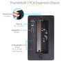 StarTech Caja Chasis de Expansión Thunderbolt 3 a PCI Express con DisplayPort
