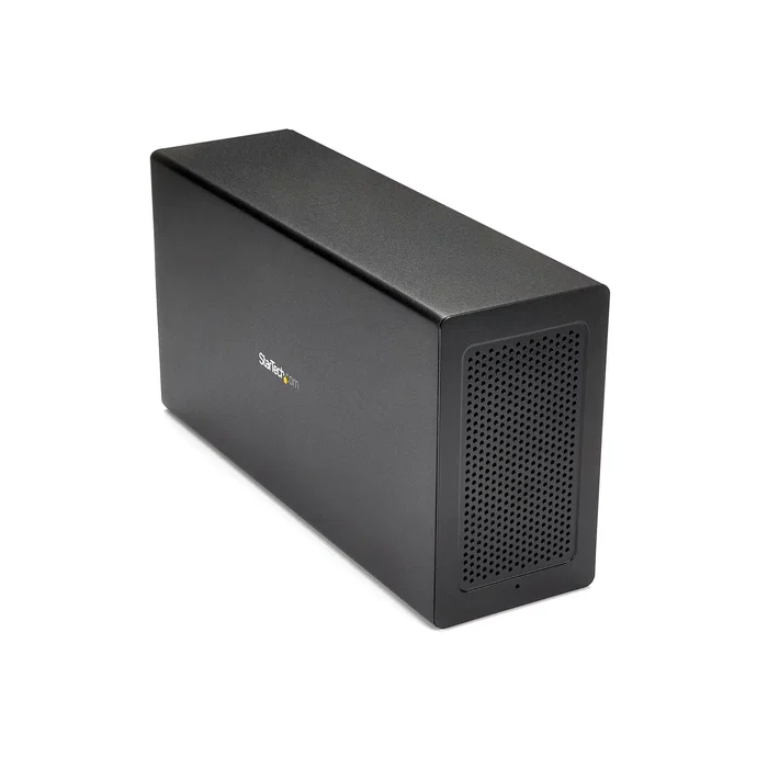 StarTech.com TB31PCIEX16 Chasis de Expansión Thunderbolt 3 PCIe x16 para Portátil y Sobremesa - Ranura Externa, DisplayPort, 40 Gbps, Negro