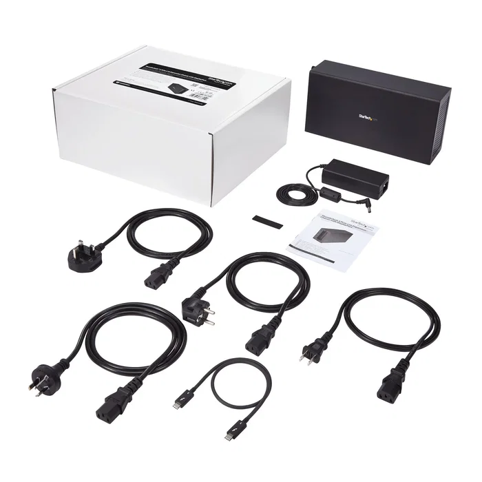 StarTech.com TB31PCIEX16 Chasis de Expansión Thunderbolt 3 PCIe x16 para Portátil y Sobremesa - Ranura Externa, DisplayPort, 40 Gbps, Negro