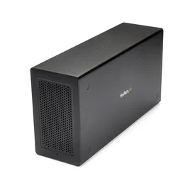 StarTech.com TB31PCIEX16 Chasis de Expansión Thunderbolt 3 PCIe x16 para Portátil y Sobremesa - Ranura Externa, DisplayPort, 40 Gbps, Negro
