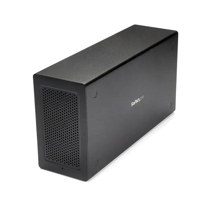 StarTech.com TB31PCIEX16 Chasis de Expansión Thunderbolt 3 PCIe x16 para Portátil y Sobremesa - Ranura Externa, DisplayPort, 40 Gbps, Negro