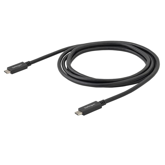 Startech Cable USB-C a USB-C 0.5m, USB 3.1 Gen 2, 10 Gbps, Doble Conector Tipo C