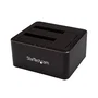 Startech SDOCK2U33V Docking Station de doble bahía USB 3.2 Gen 1 para SSD/HDD SATA de 2,5/3,5 pulgadas