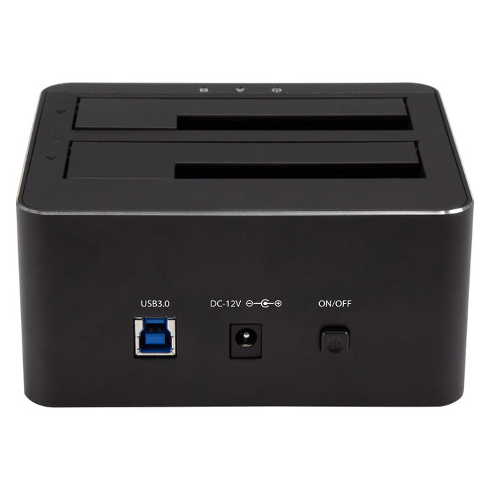 StarTech Docking Station USB 3.0 de 2 bahías SATA para SSD/HDD (Negro)