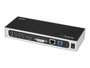 Startechcom DK30A2DH Estación de Conexión 10 en 1 USB 3.0 HDMI DVI RJ45 USB 3.0 Carga Rápida Negro Plata