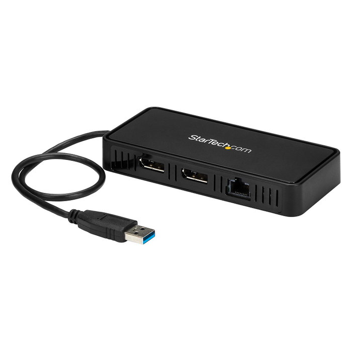 StarTech.com Mini Dock USB 3.0 para 2 Monitores DisplayPort 4K y Ethernet Gigabit