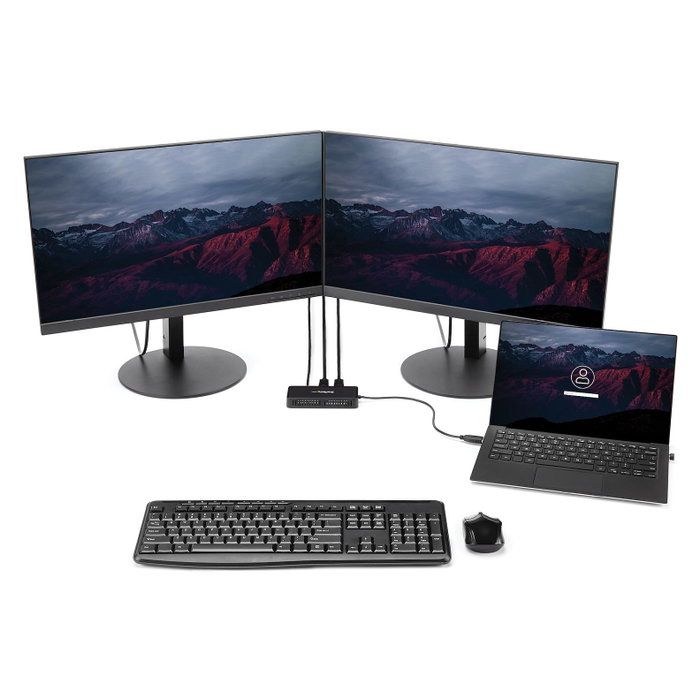 StarTech.com Mini Dock USB 3.0 para 2 Monitores DisplayPort 4K y Ethernet Gigabit