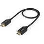 StarTech.com HDMM50CMP Cable HDMI 2.0 0.5m Premium certificado - Negro - Hasta 4K 60Hz, HDR10, Ethernet, 18Gbps, audio 32 canales, HDMI tipo A macho a macho