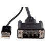 StarTech.com Adaptador DVI-D a DisplayPort con alimentación USB