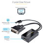 StarTech.com Adaptador DVI-D a DisplayPort con alimentación USB