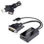 StarTech.com Adaptador DVI-D a DisplayPort con alimentación USB