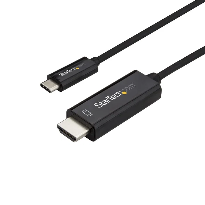 StarTech.com Cable USB-C a HDMI 2.0 4K a 60Hz, 1m, Negro StarTech.com Cable USB-C a HDMI 2.0 4K a 60Hz, 1m, Negro