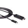 StarTech.com Cable USB-C a HDMI 2.0 de 2 metros, 4K 60Hz, Compatible con Thunderbolt 3 y DisplayPort Alt Mode, Negro