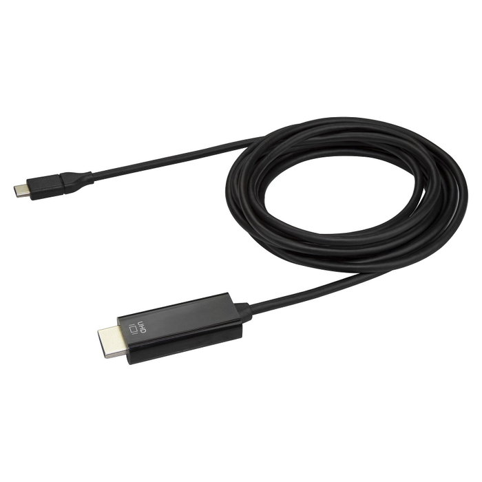 StarTech.com Cable Adaptador USB-C a HDMI 4K 60Hz 3m Negro