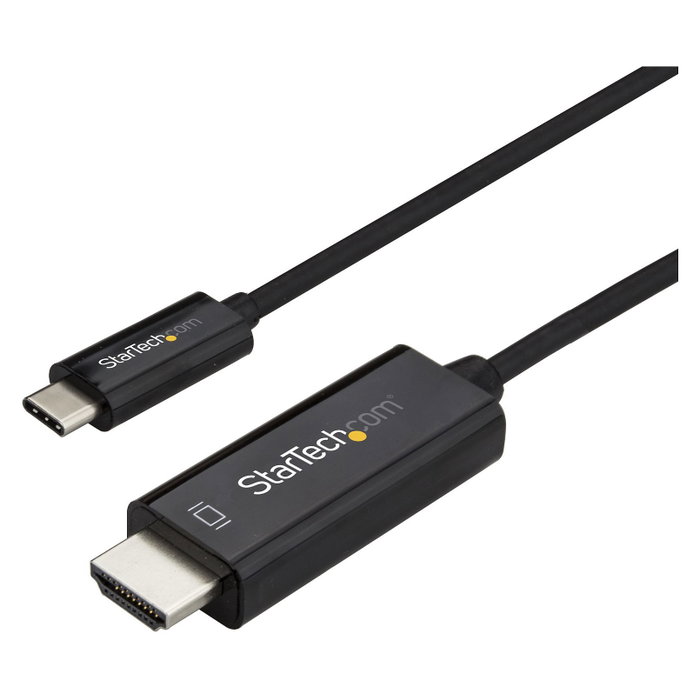 StarTech.com Cable Adaptador USB-C a HDMI 4K 60Hz 3m Negro