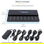StarTech Duplicador USB Autónomo 1:15 para Memorias USB / Flash Drives - 1.5 GB/min, Pantalla LCD, Copia 15 Unidades Simultáneamente, Borrado Seguro, USB 2.0, Hasta 2 TB
