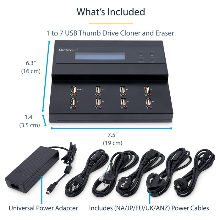 Startech Copia de Memoria USB 1:7