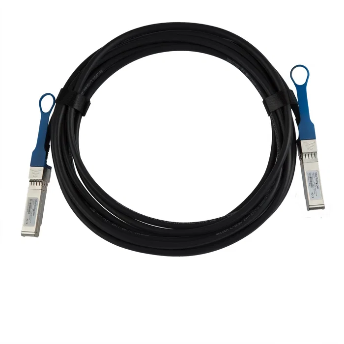Startech Cable SFP+ DAC Pasivo Twinax de Cobre 10 Gbps 5m - Negro - 100% Compatible con HP JG081C / HPE - Garantía de por Vida - JG081CST