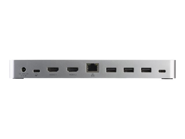 StarTech.com Docking Station MST30C2HHPDU para 2 Monitores con PD de 60W
